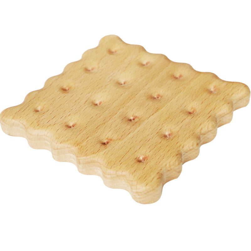 Brew Craft Biscuit-Themed Wooden Coasters.