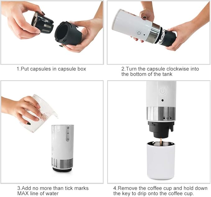 Brew Craft Portable Fully Automatic Capsule Coffee Machine