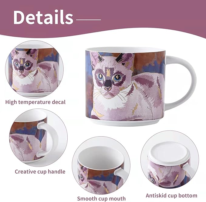 Unique Cat Coffee Cup