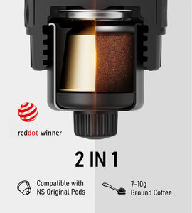 Brew Craft Manuel Portable Espresso Coffee Machine