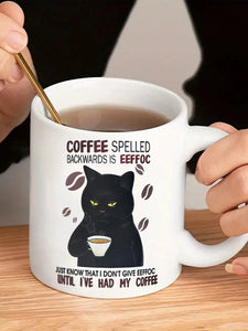 Cat-Themed Ceramic Coffee Mug